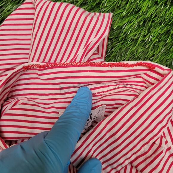 VTG 60s Candy Stripe Shirt Mens M 15.5 Ivy League Mod Button Down - Picture 6 of 11